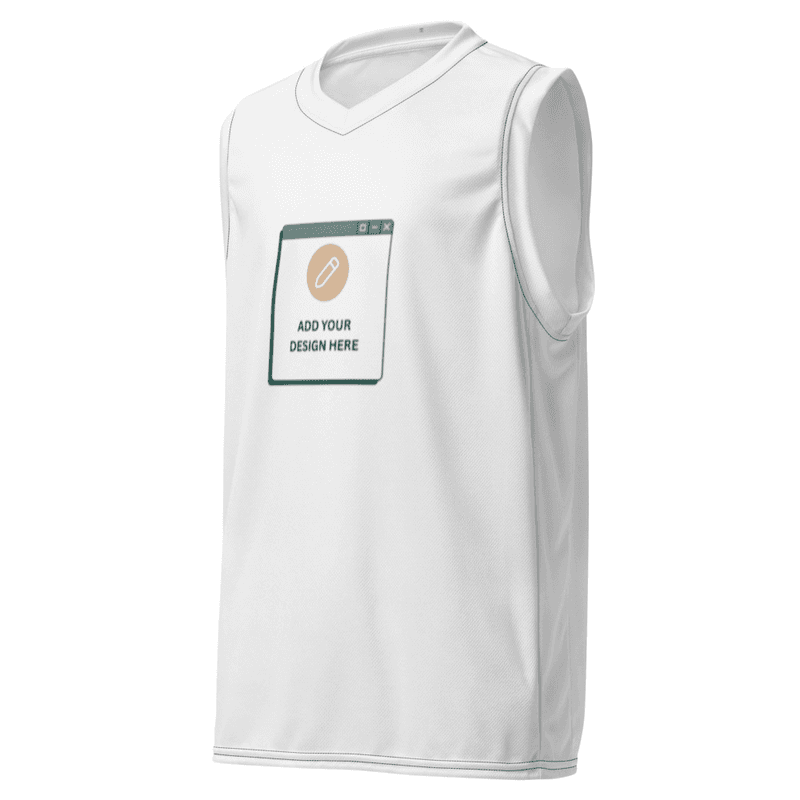 Recycled unisex basketball jersey / 2XS