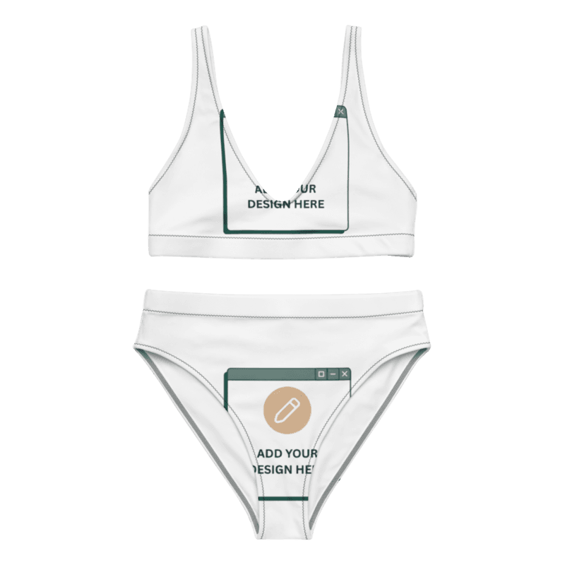 Recycled high-waisted bikini / XS