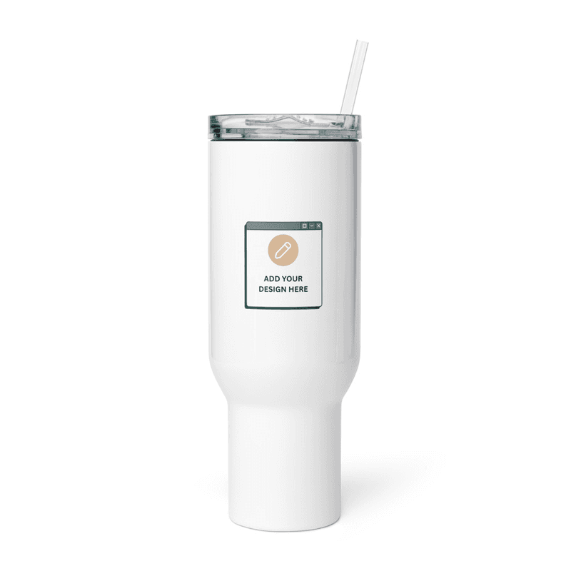 Travel mug with a handle / 40 oz