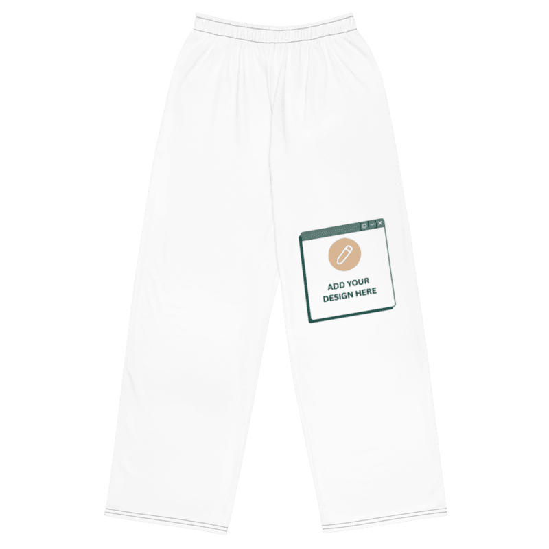 All-over print unisex wide-leg pants / 2XS