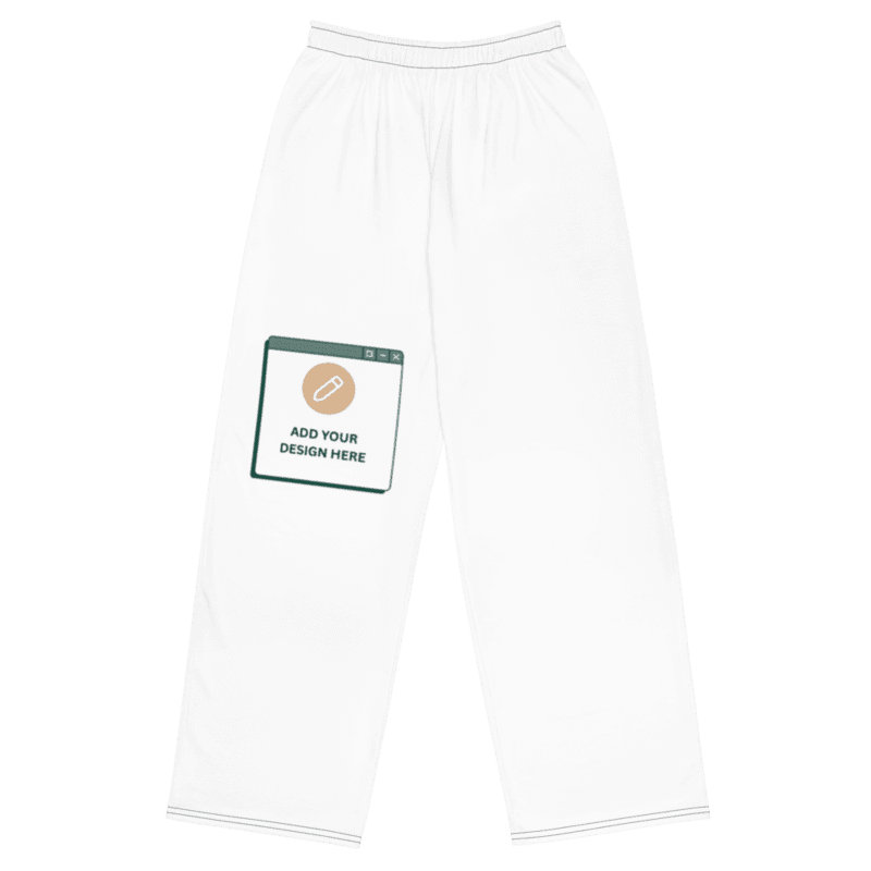 All-over print unisex wide-leg pants / 2XS