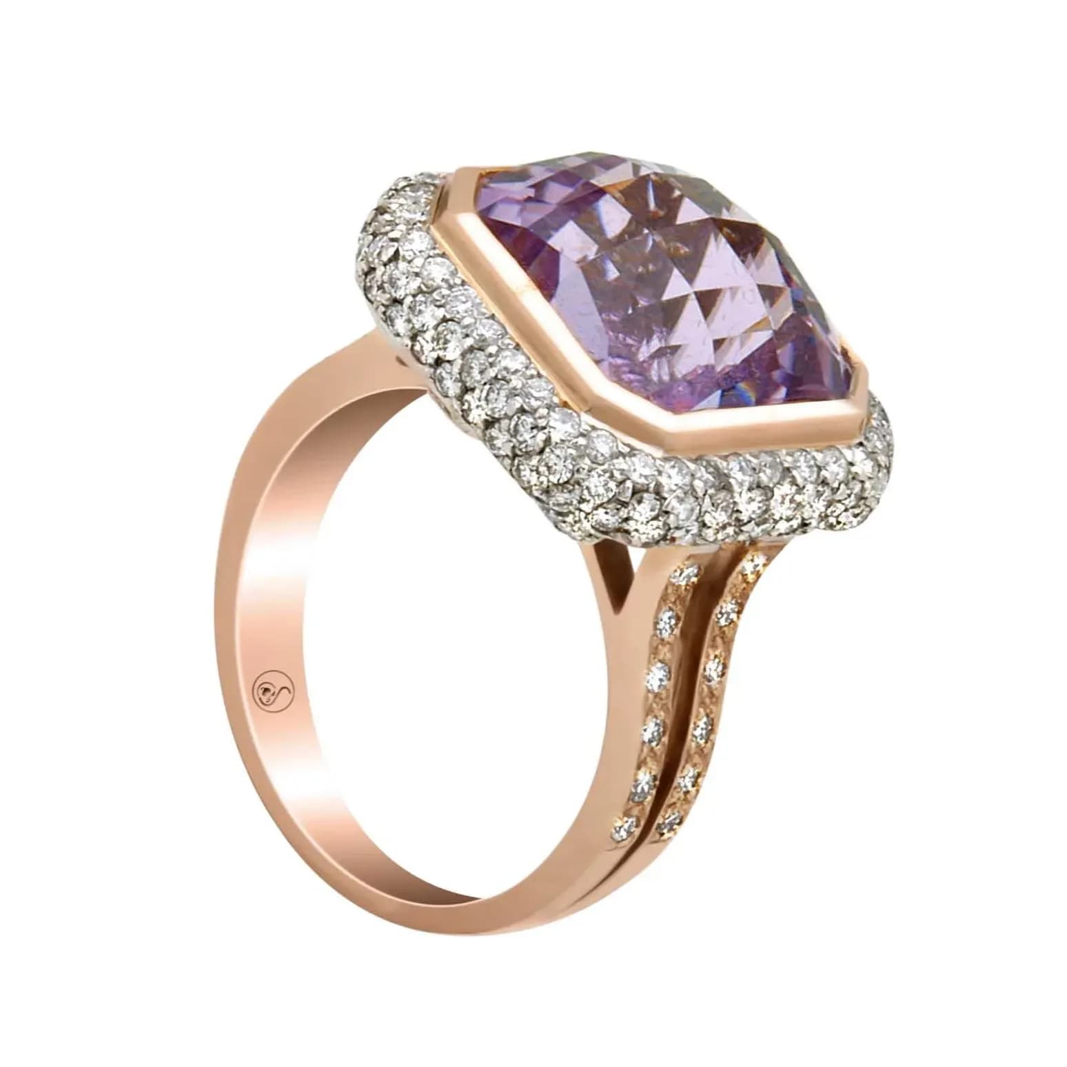 Imperial Lavender Crown Ring