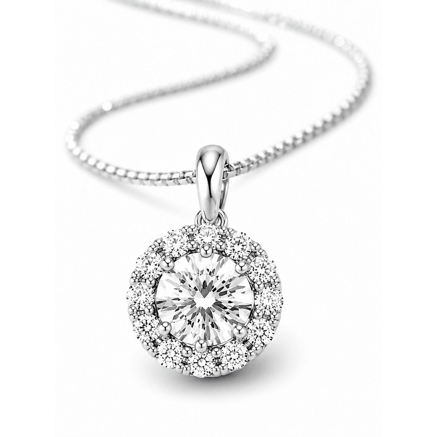 Radiant Halo Necklace