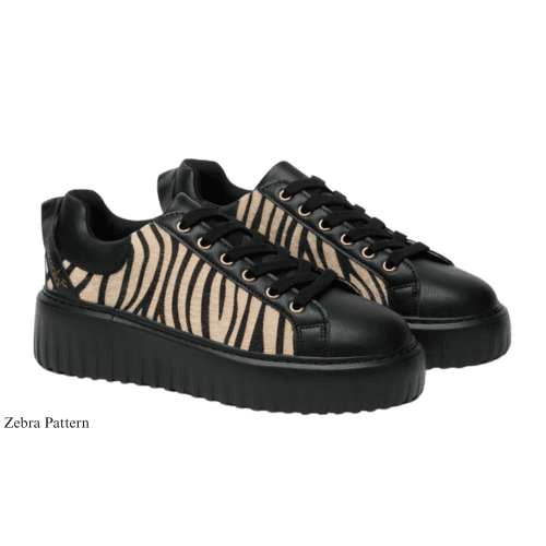 Braccialini Zebra Platform Sneakers