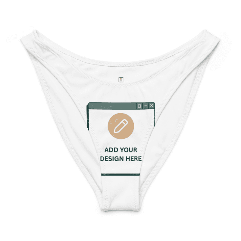 Recycled V-cut bikini bottom / 2XS