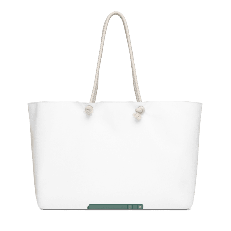 Oversized weekender bag