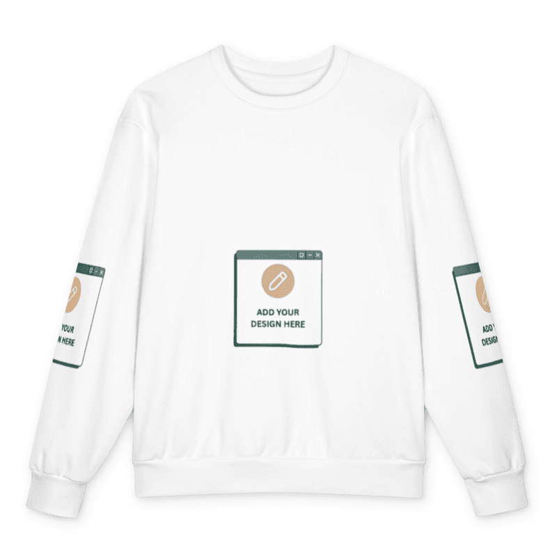 Oversized cotton sweatshirt / 2XS