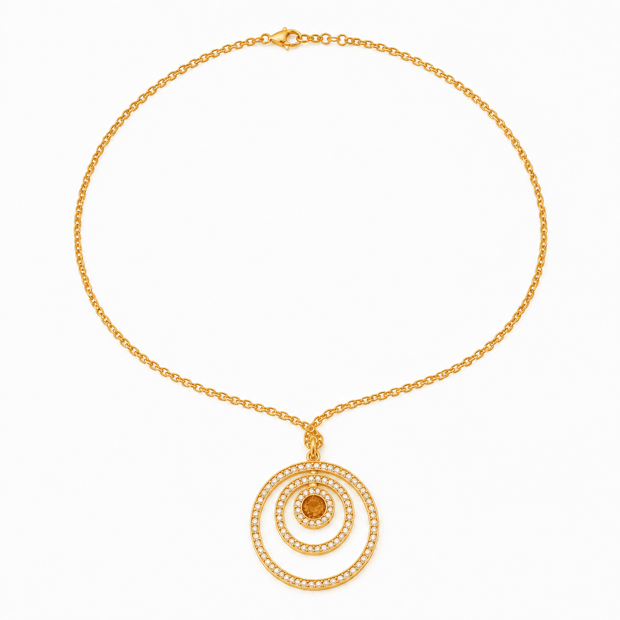 Golden Orbit Necklace