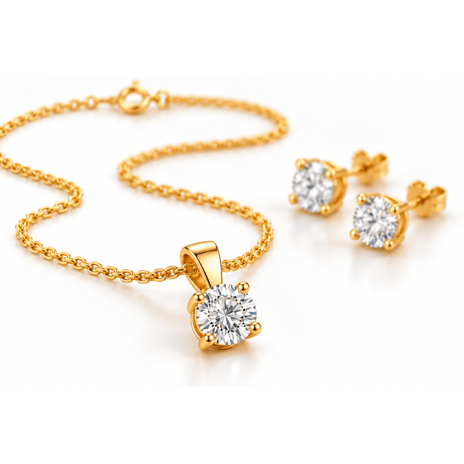 Bella Luz - 6 CT Diamond Set 14k Yellow Gold