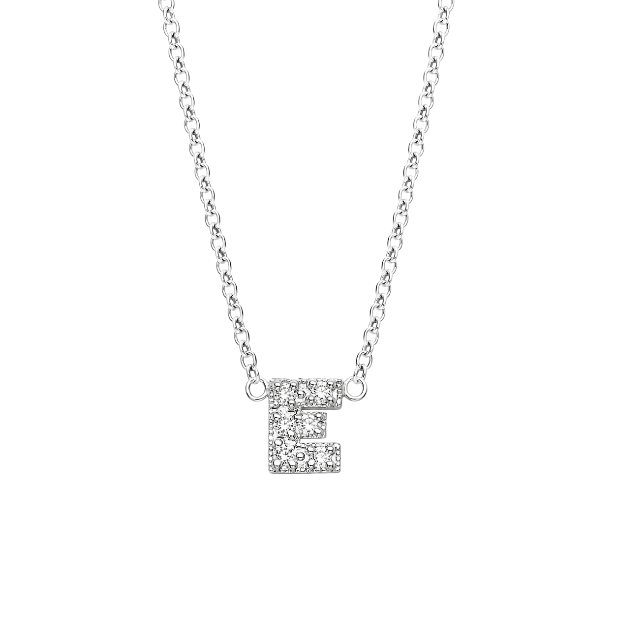 Lumière Diamond Initial Pendant Necklace - Everlove Collection