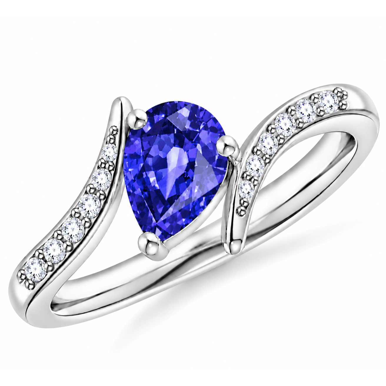 Kiçh Aura Celestial Embrace Pear Cut Ring