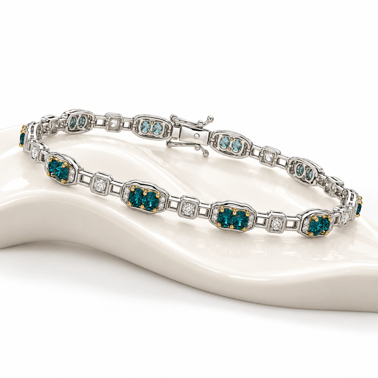 Oceanique EXOTICS Teal Diamond Bracelet